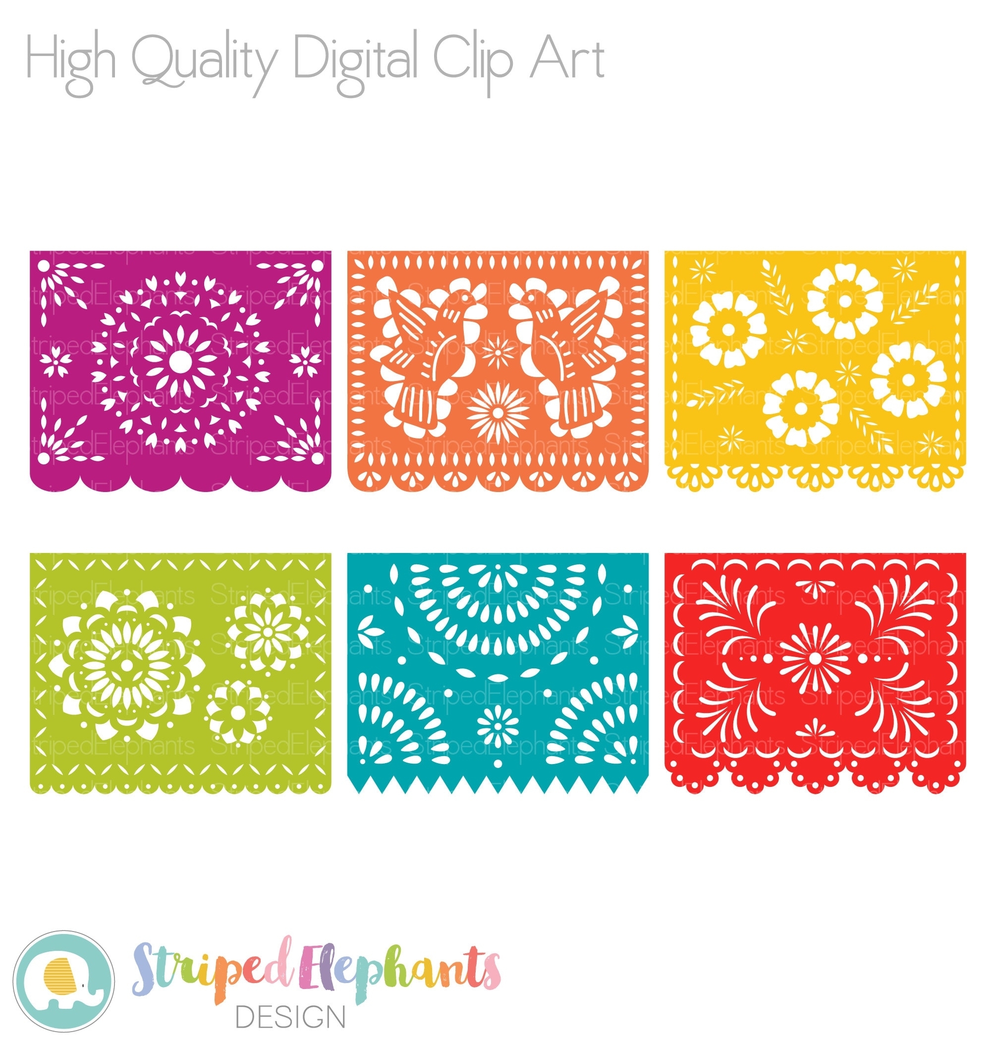 Printable Papel Picado Template Free Printable