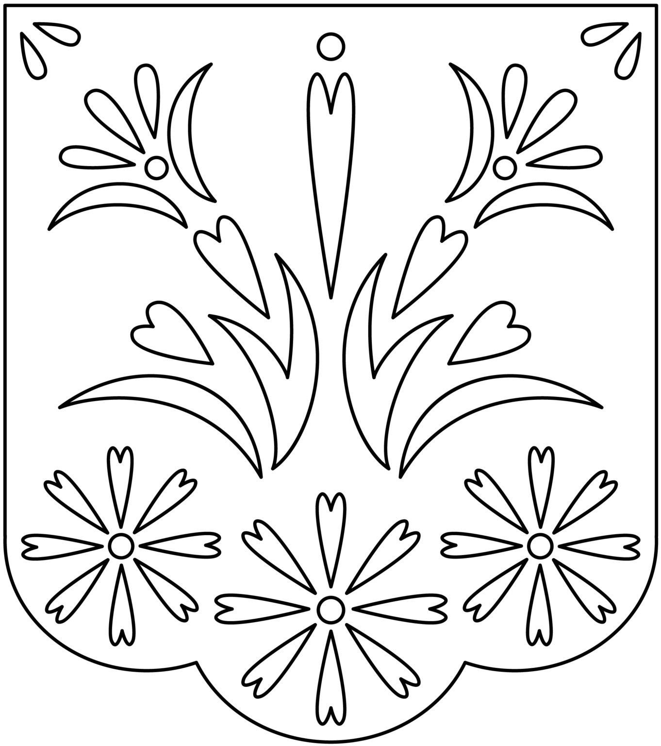 Printable Papel Picado Templates Pdf Printables Template Free