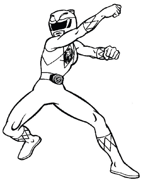 Printable Power Rangers Coloring Pages Coloring Home