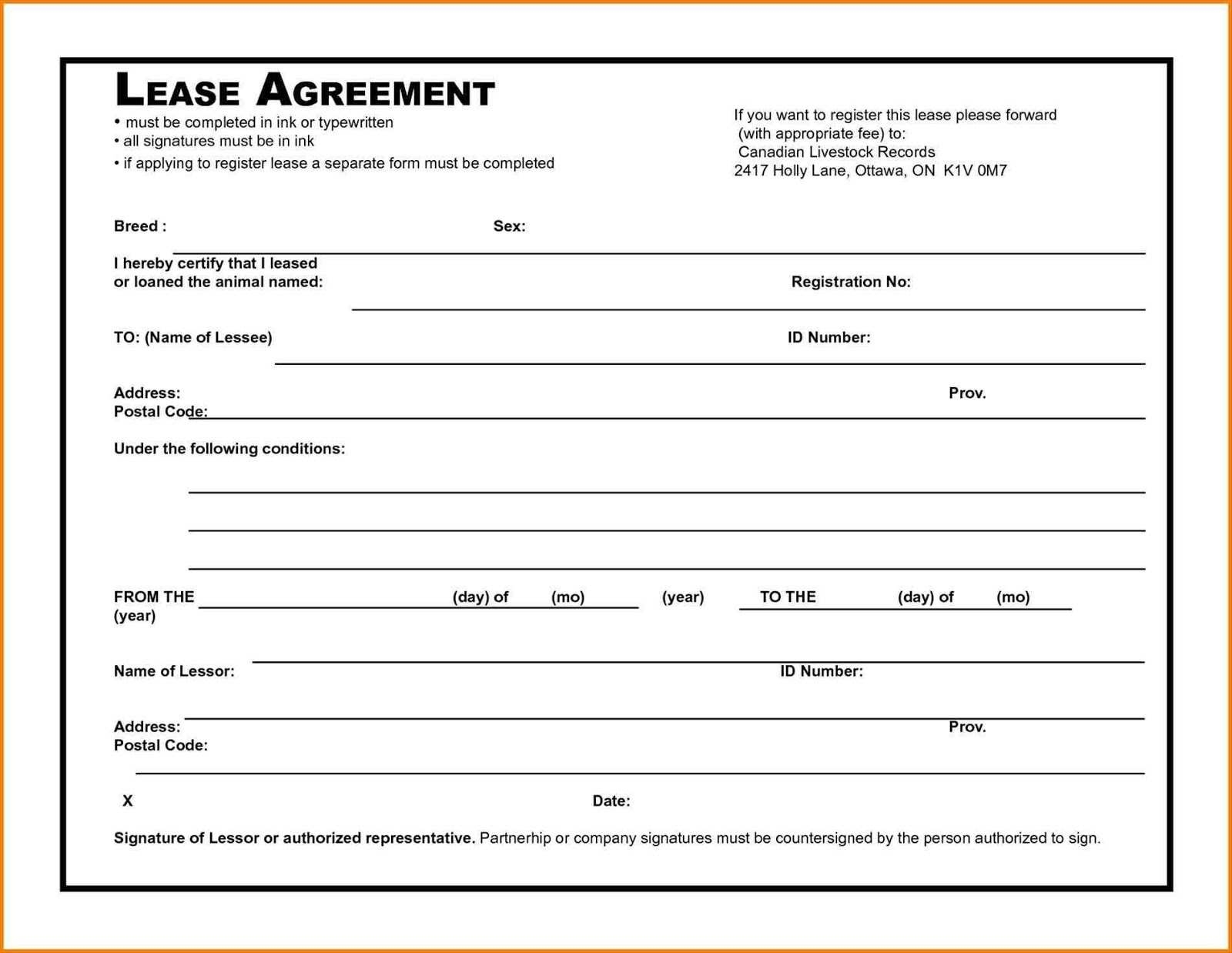 Printable Rental Agreement Form Free Printable Forms Free Online