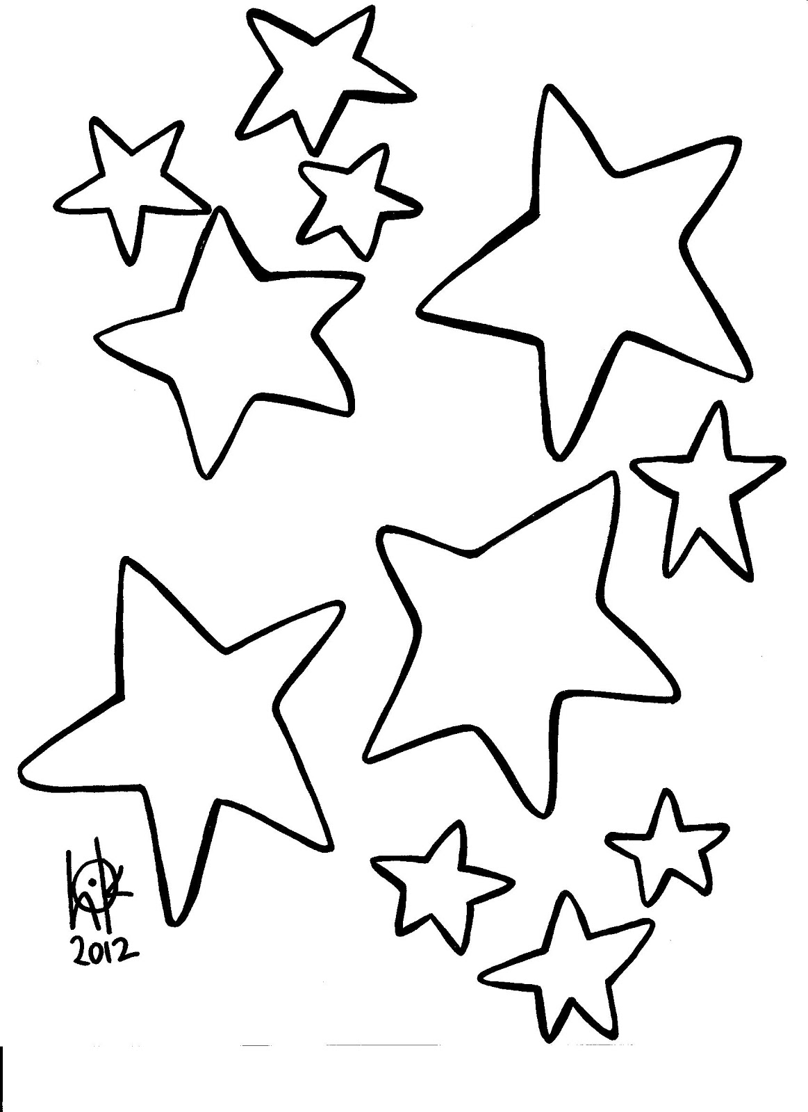 Printable Star Template ClipArt Best