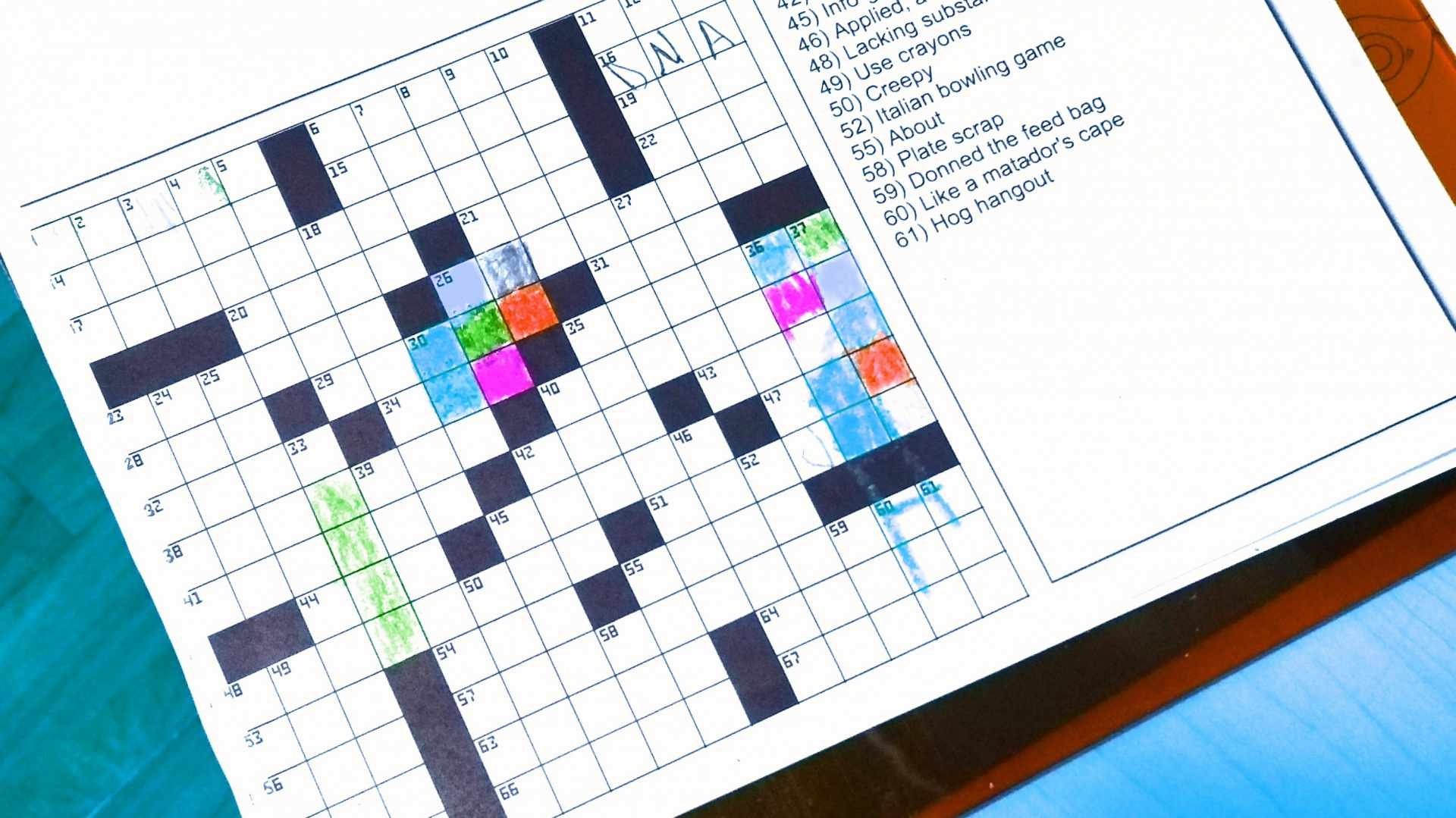 Printable Syllacrostic Puzzles Printable Crossword Puzzles