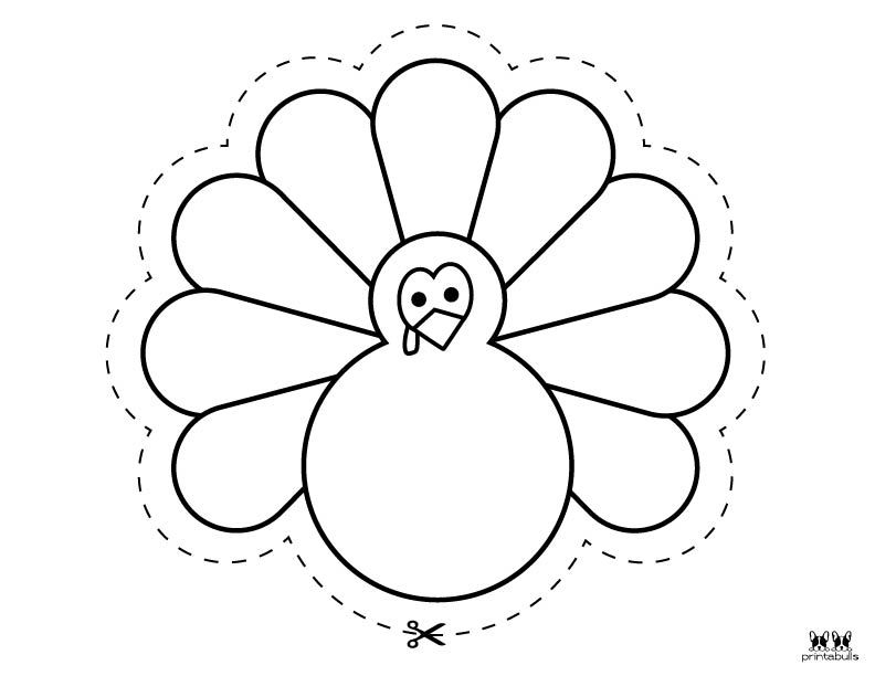 Printable Turkey Template Printable New Year Banners