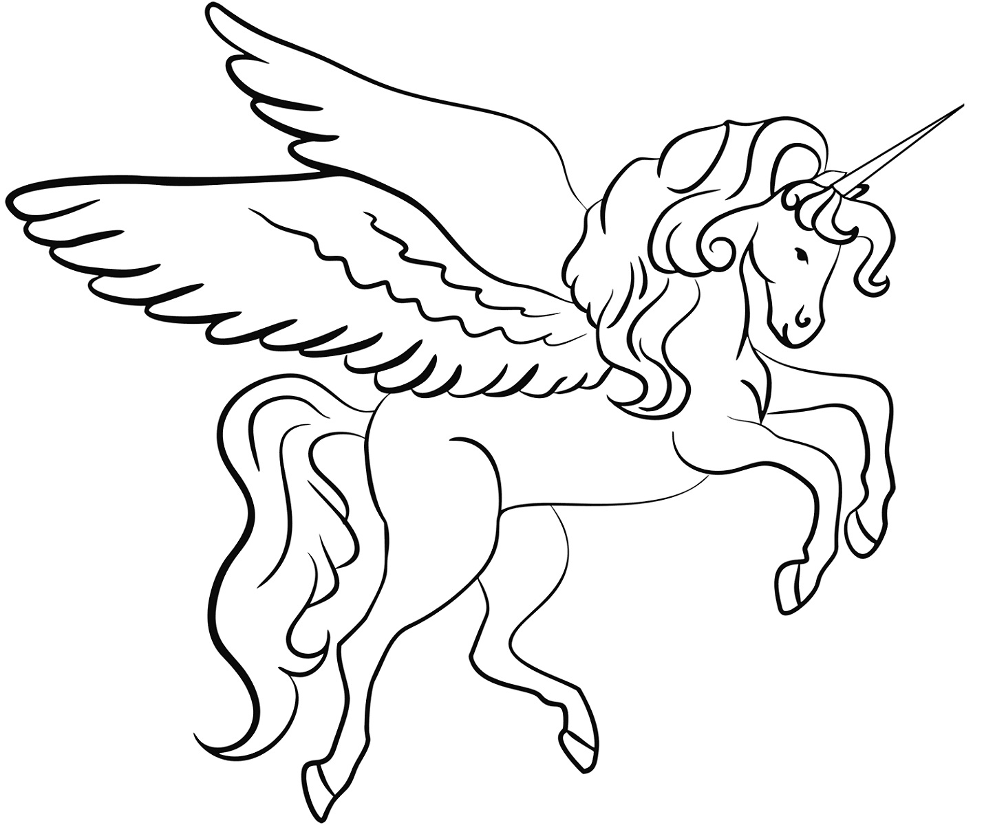Printable Unicorn Color Pages For Kids And Adults 101 Activity