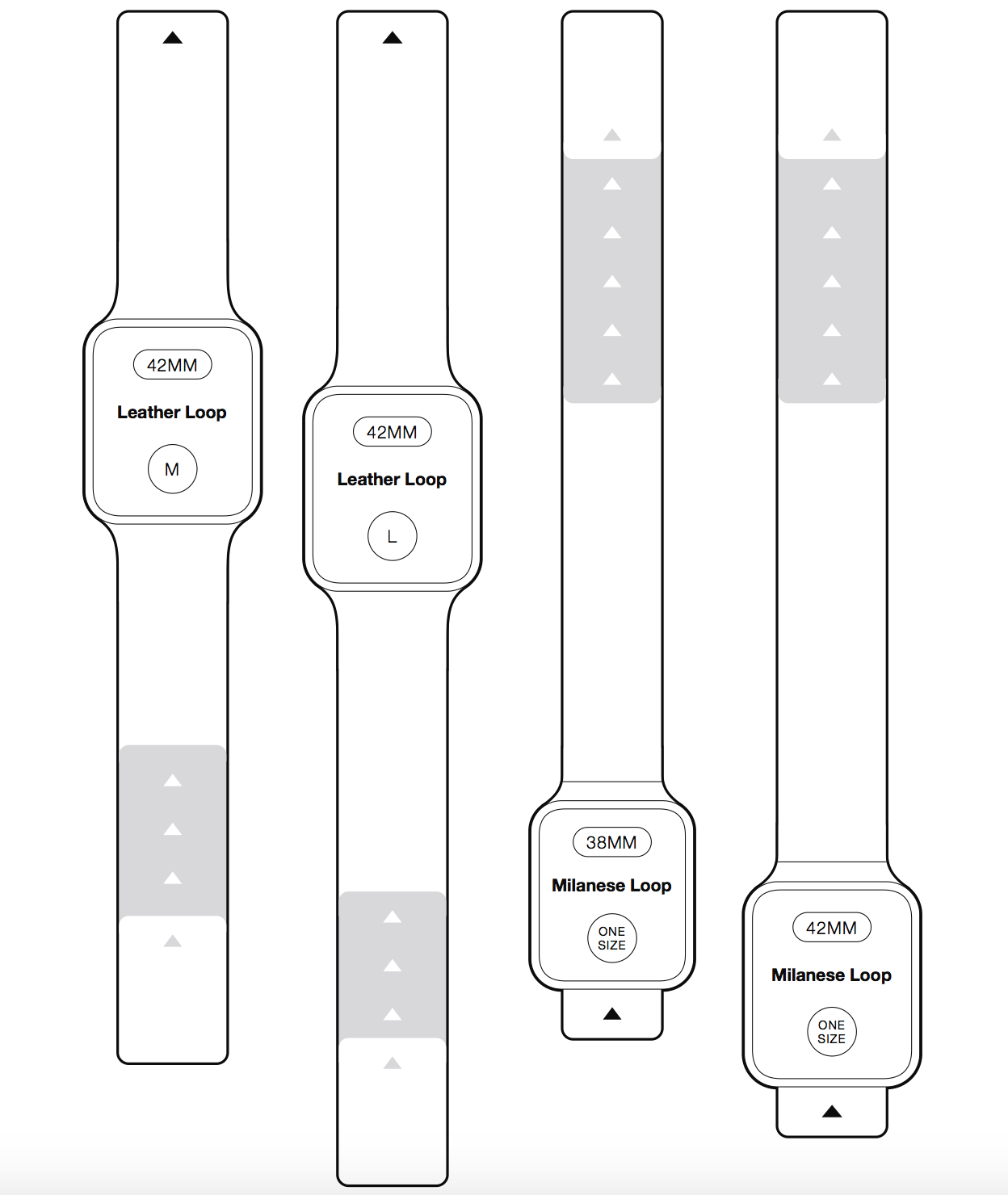 Printable Watch Band Size Chart The 39 long 39 Version 11 Generally Fits 