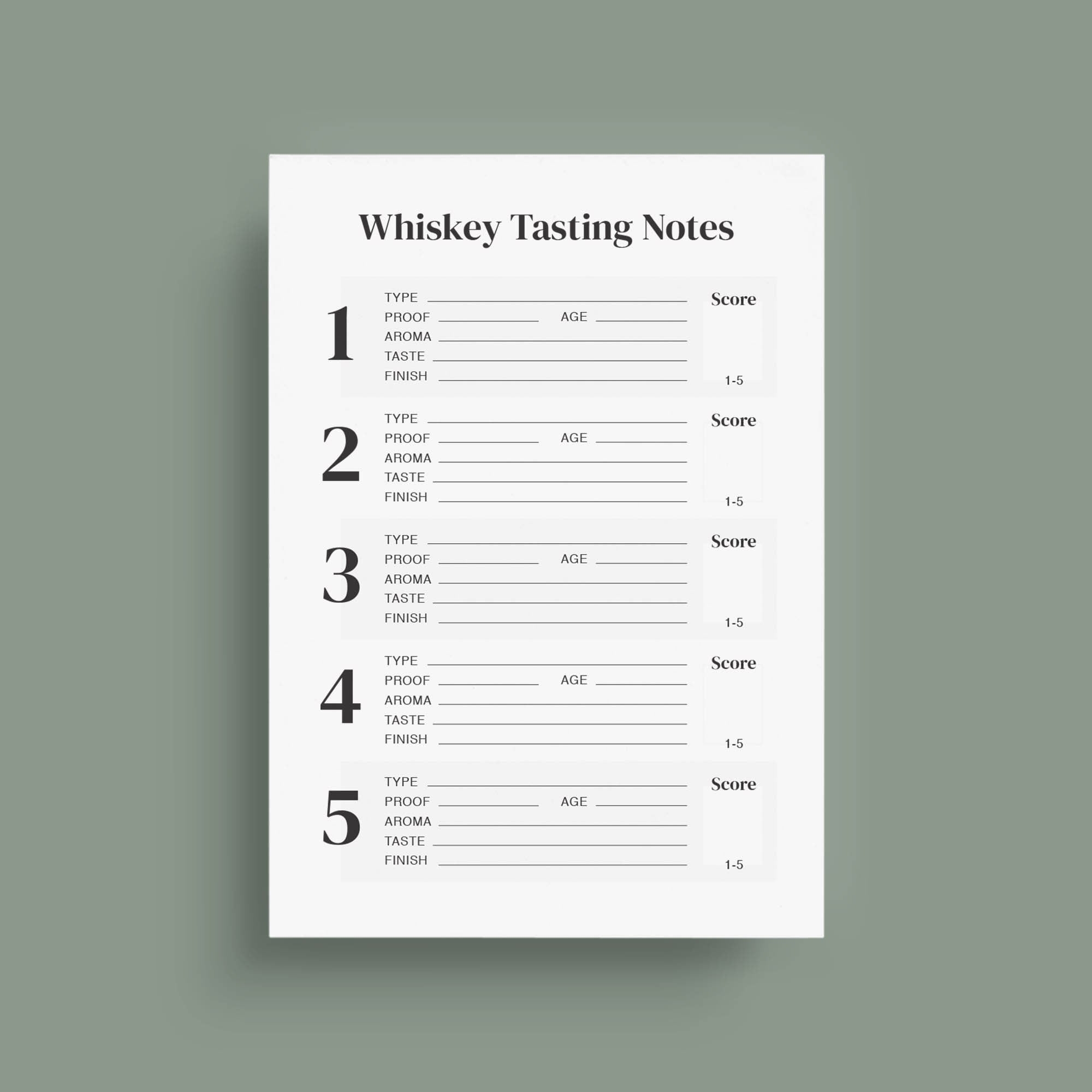 Printable Whiskey Tasting Sheet Template Printable Templates Online 