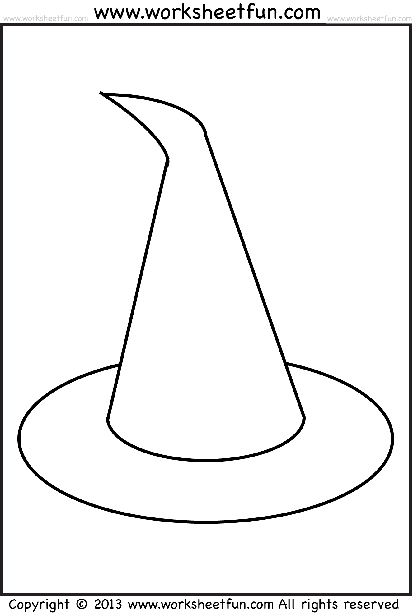 Printable Witch Hat Printable Word Searches