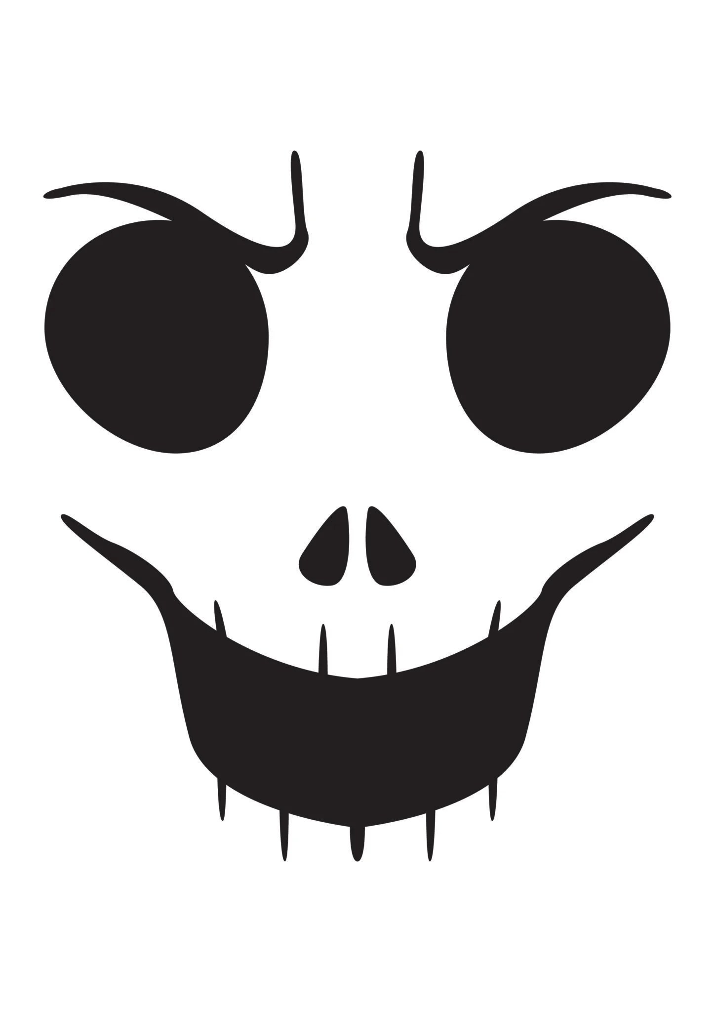 Pumpkin Face Template Free Printable Fun Ways To Use A Pumpkin Template 