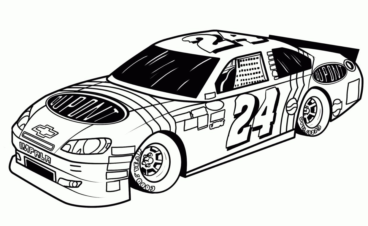 Race Car Coloring Pages Free Printable Sheets For Kids