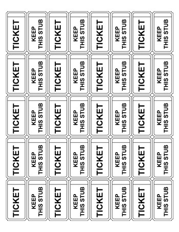 Raffle Ticket Templates Raffle Ticket Template Printable 45 OFF