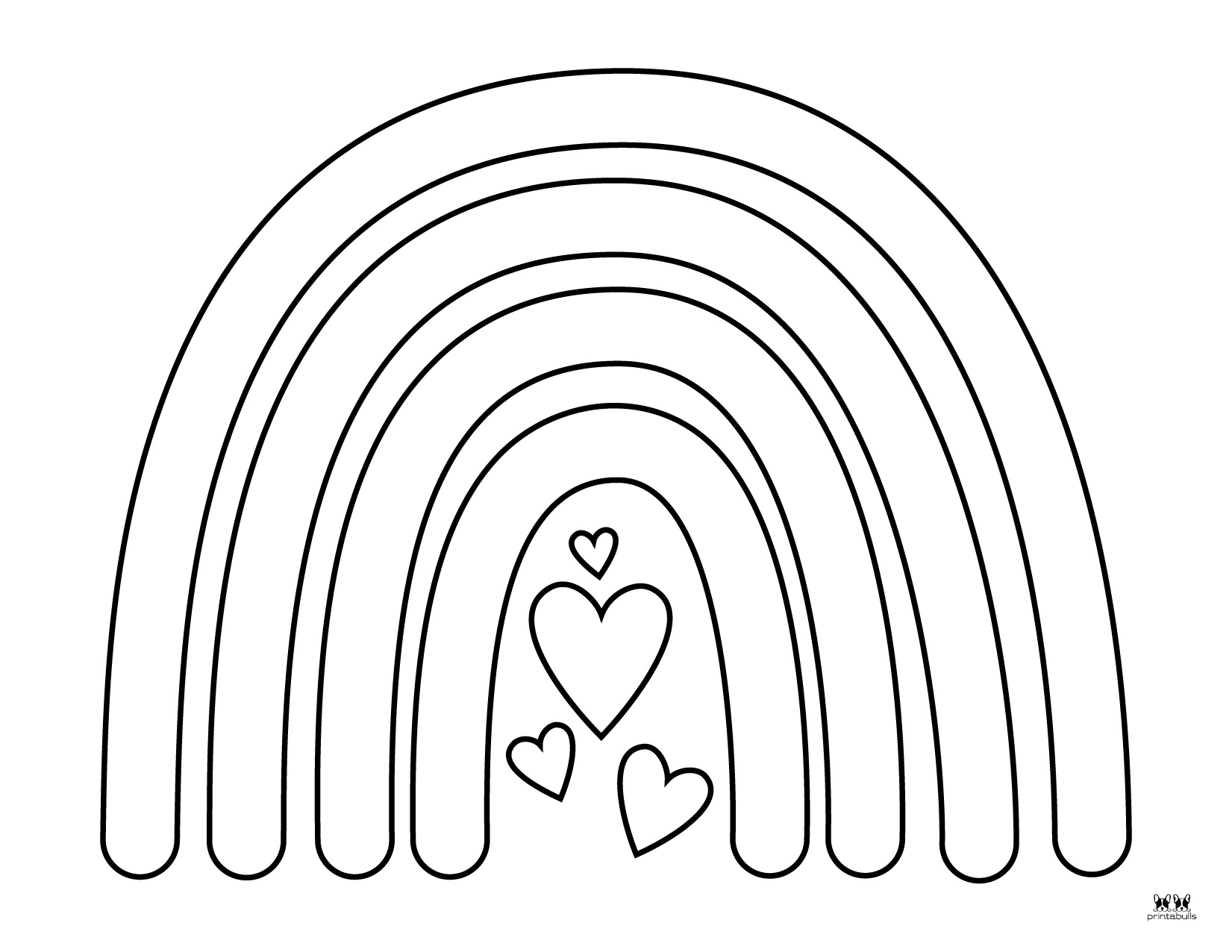 Rainbow Coloring Pages 50 FREE Printable Pages Printabulls