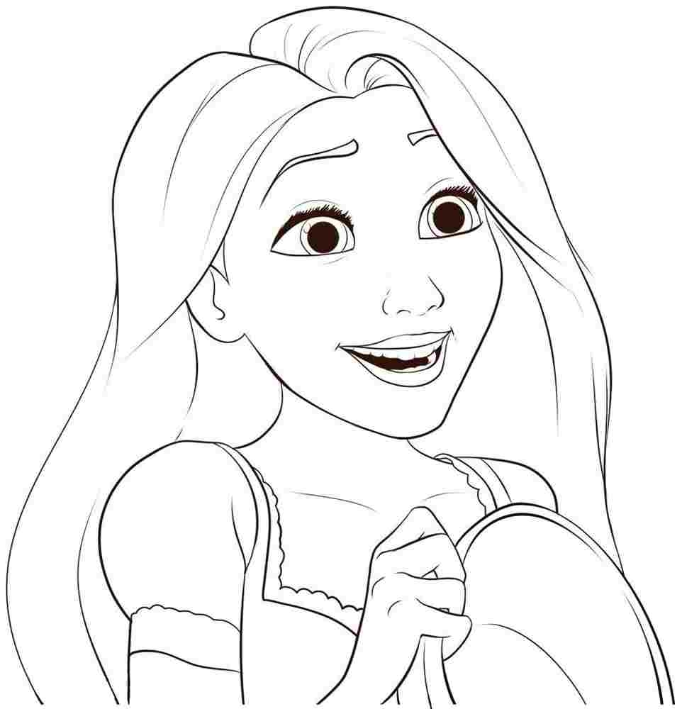 Rapunzel Coloring Pages