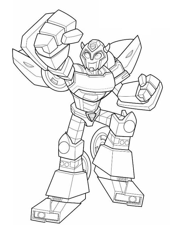 Rescue Bots Bumblebee Coloring Page Free Printable Coloring Pages For 