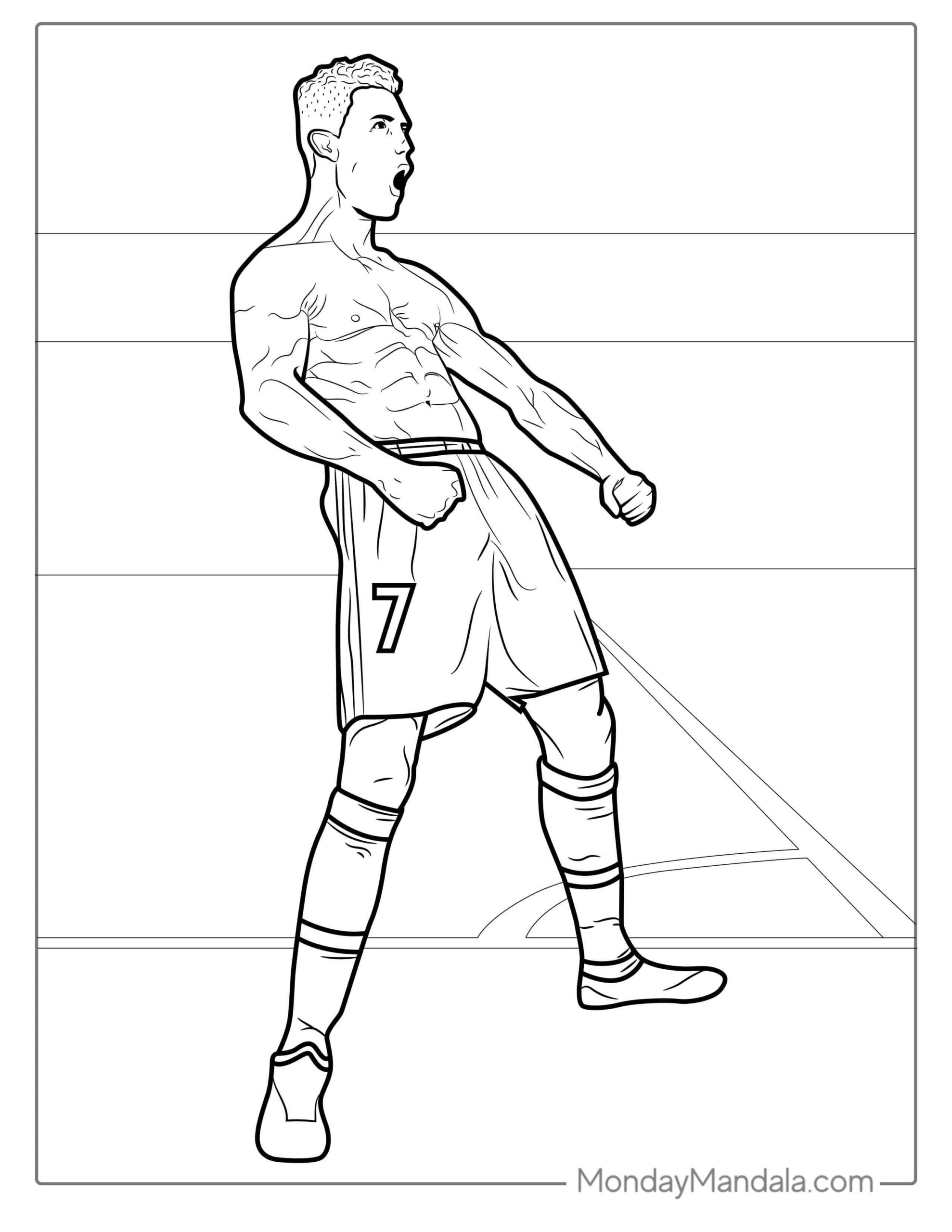 Ronaldo Coloring Pages