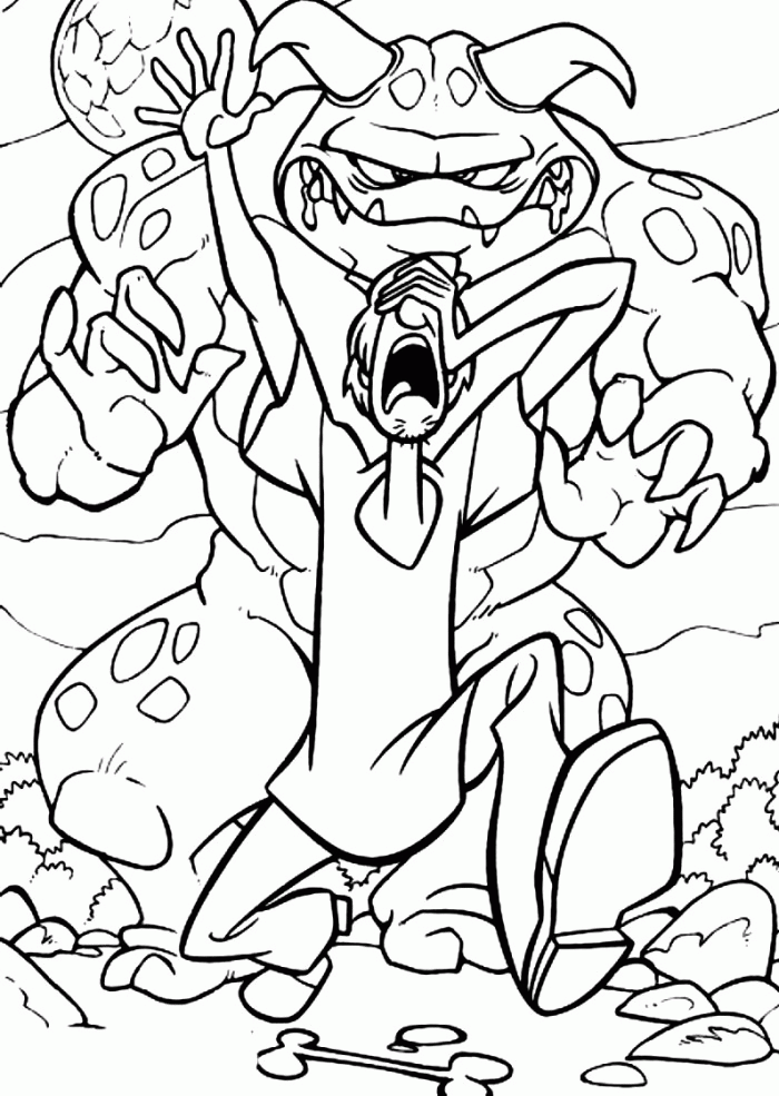 Scooby Doo Coloring Pages Coloring Home