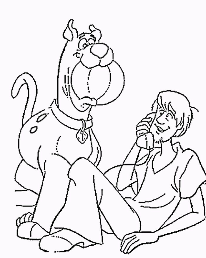 Scooby Doo Coloring Pages Coloring Home