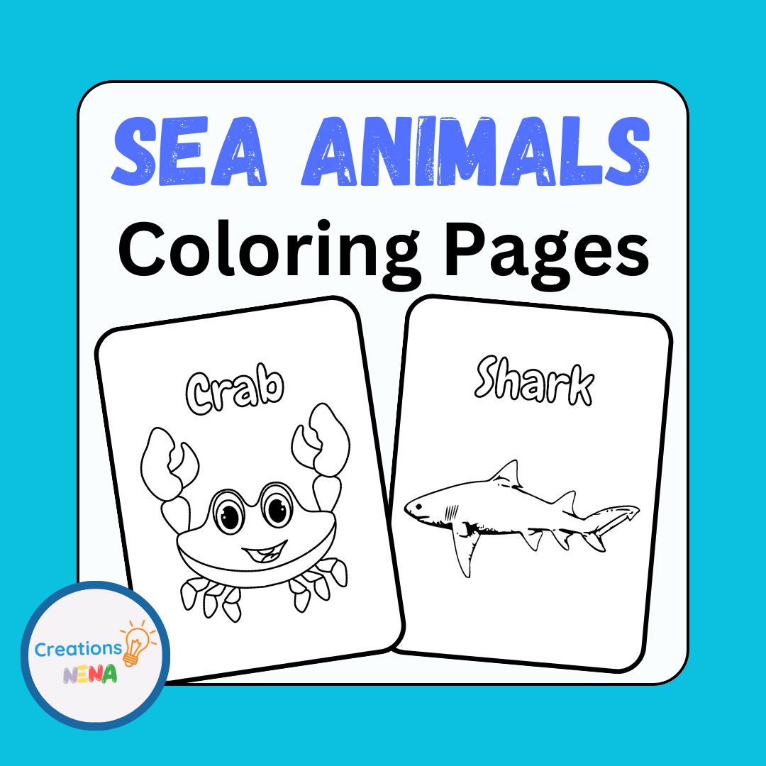 Sea Animals Coloring Pages Made By Teachers