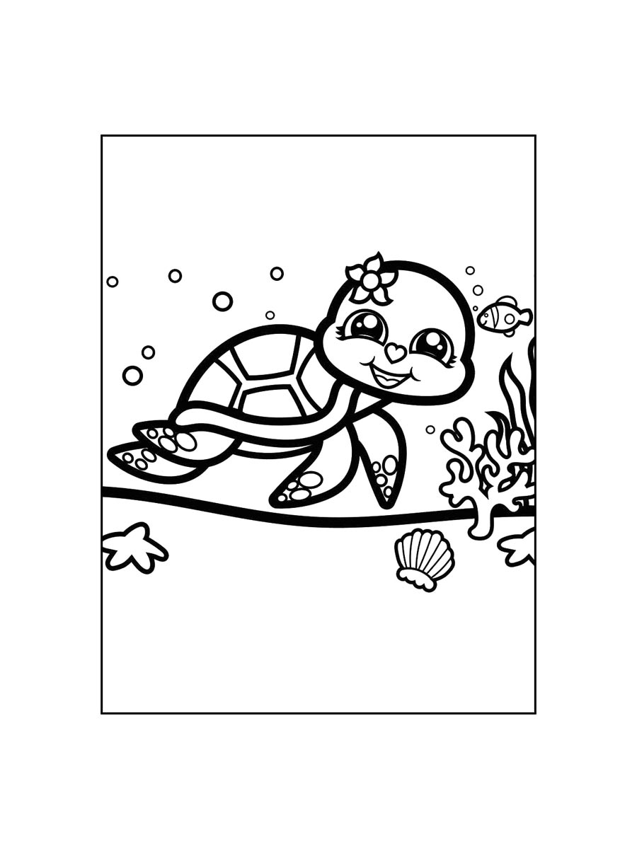 Sea Turtle Coloring Pages