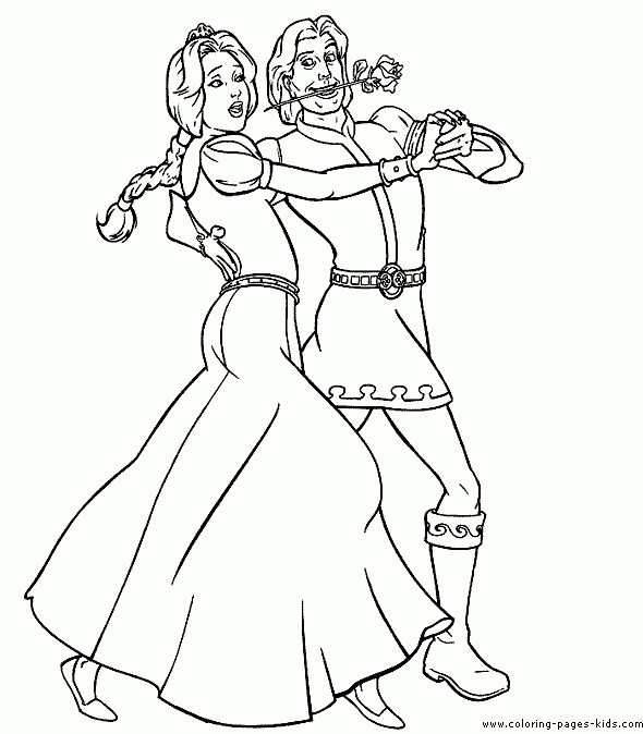 Shrek Color Page Print Fun Coloring Pages