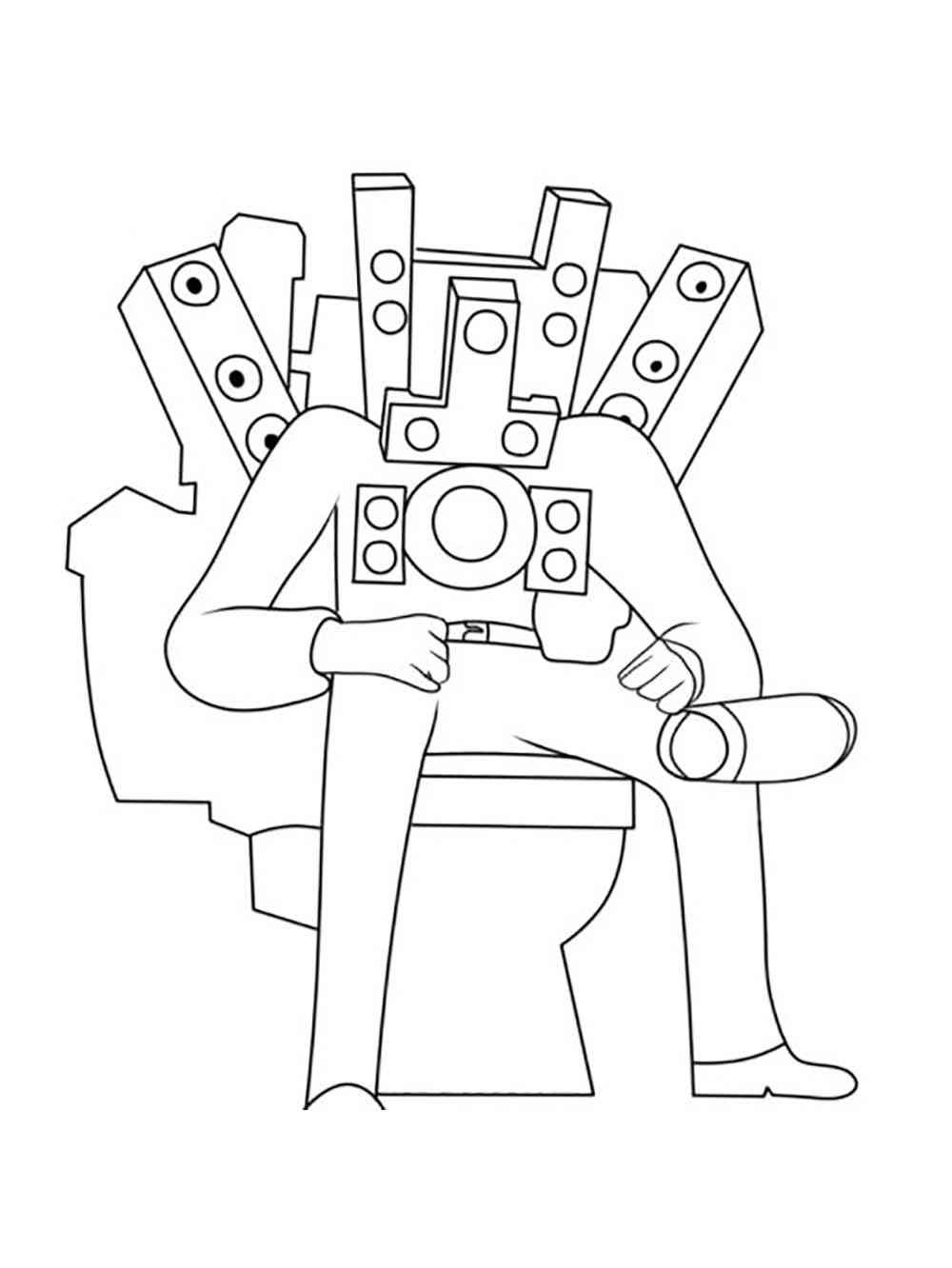 Skibidi Toilet Coloring Pages Skibidi Toilet Coloring Pages