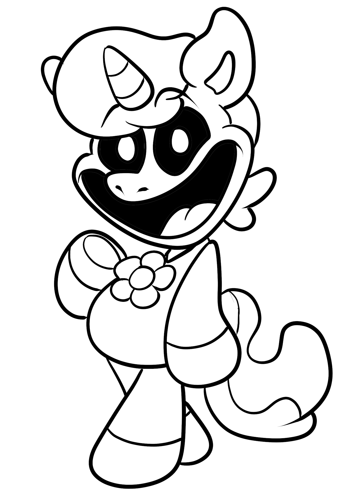 Smiling Critters Coloring Pages Coloring Nation