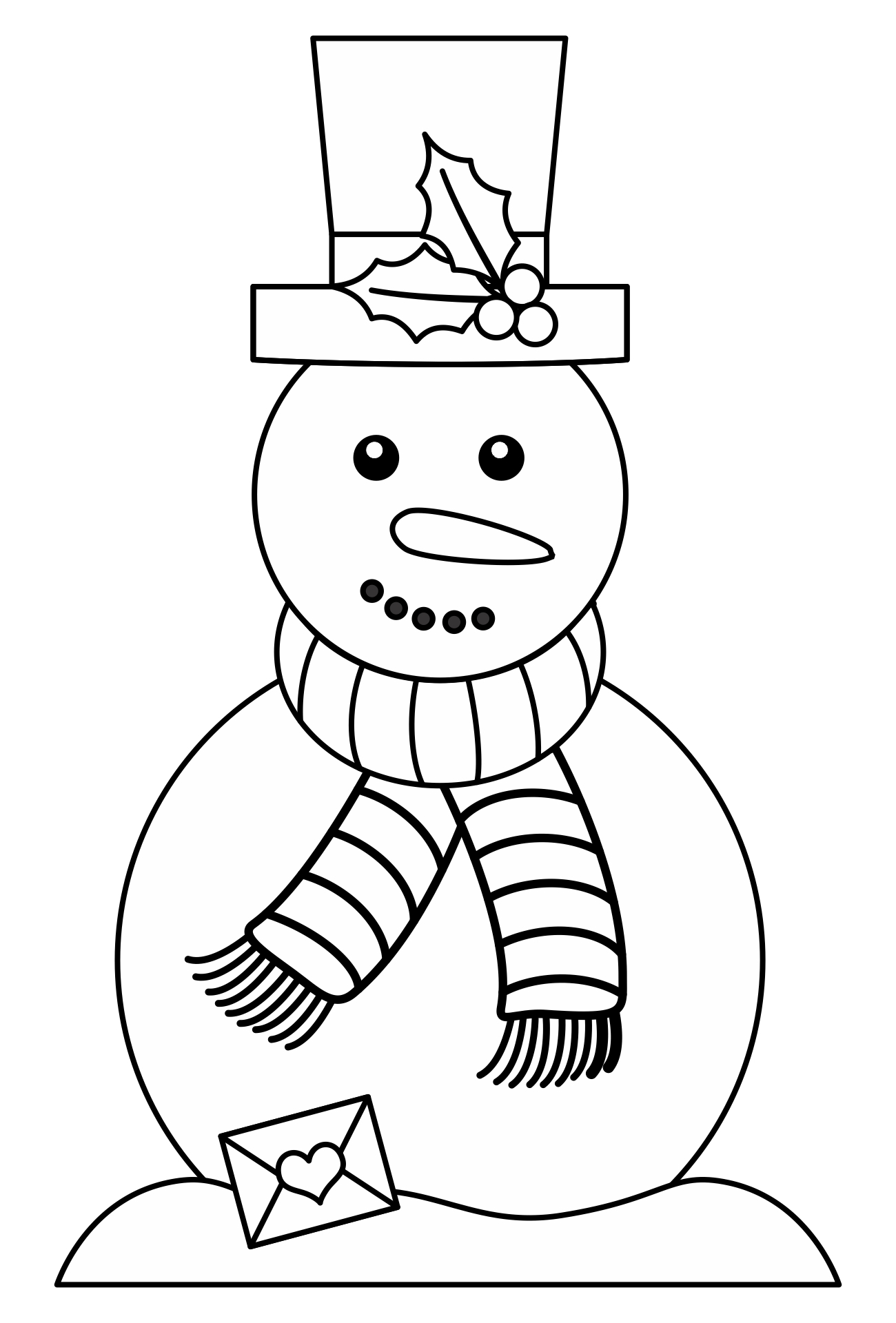 Snowman Templates Printable
