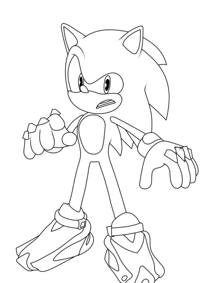 Sonic Prime 44 Coloring Page Sonic Prime 1580 Coloringlive