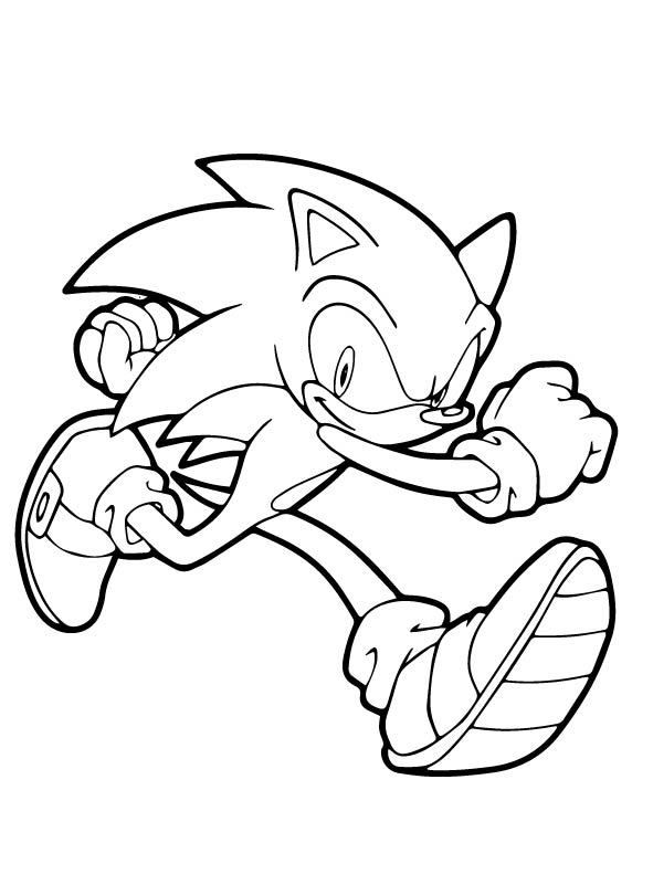 Sonic The Hedgehog Coloring Pages Coloring Book 