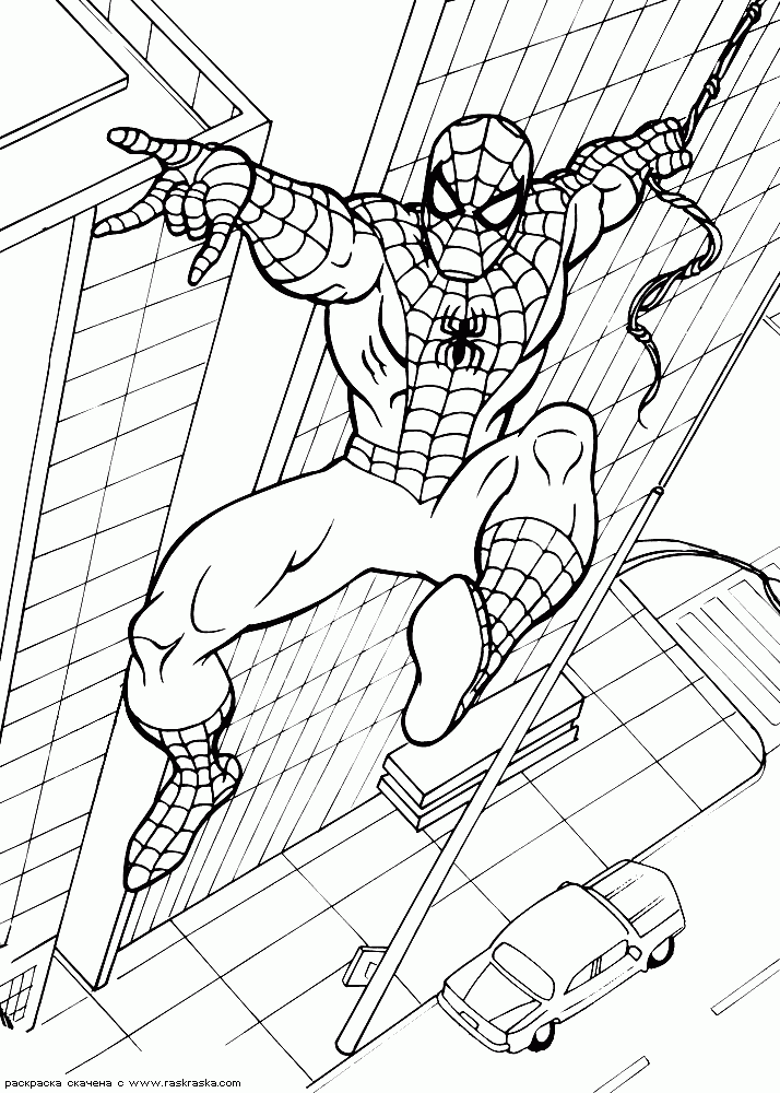 Spiderman Coloring Pages Coloring Home