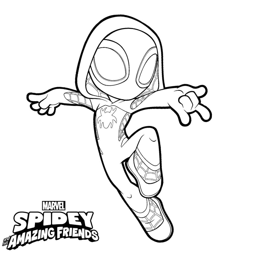 Spidey And His Amazing Friends Coloring Pages Coloring Home