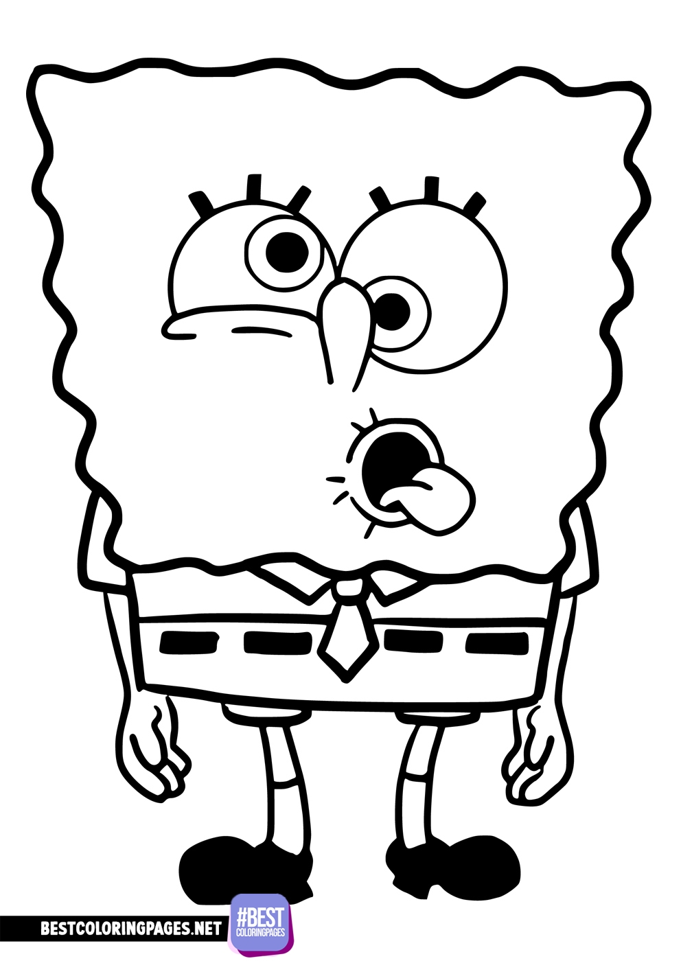 SpongeBob Coloring Pages Bestcoloringpages