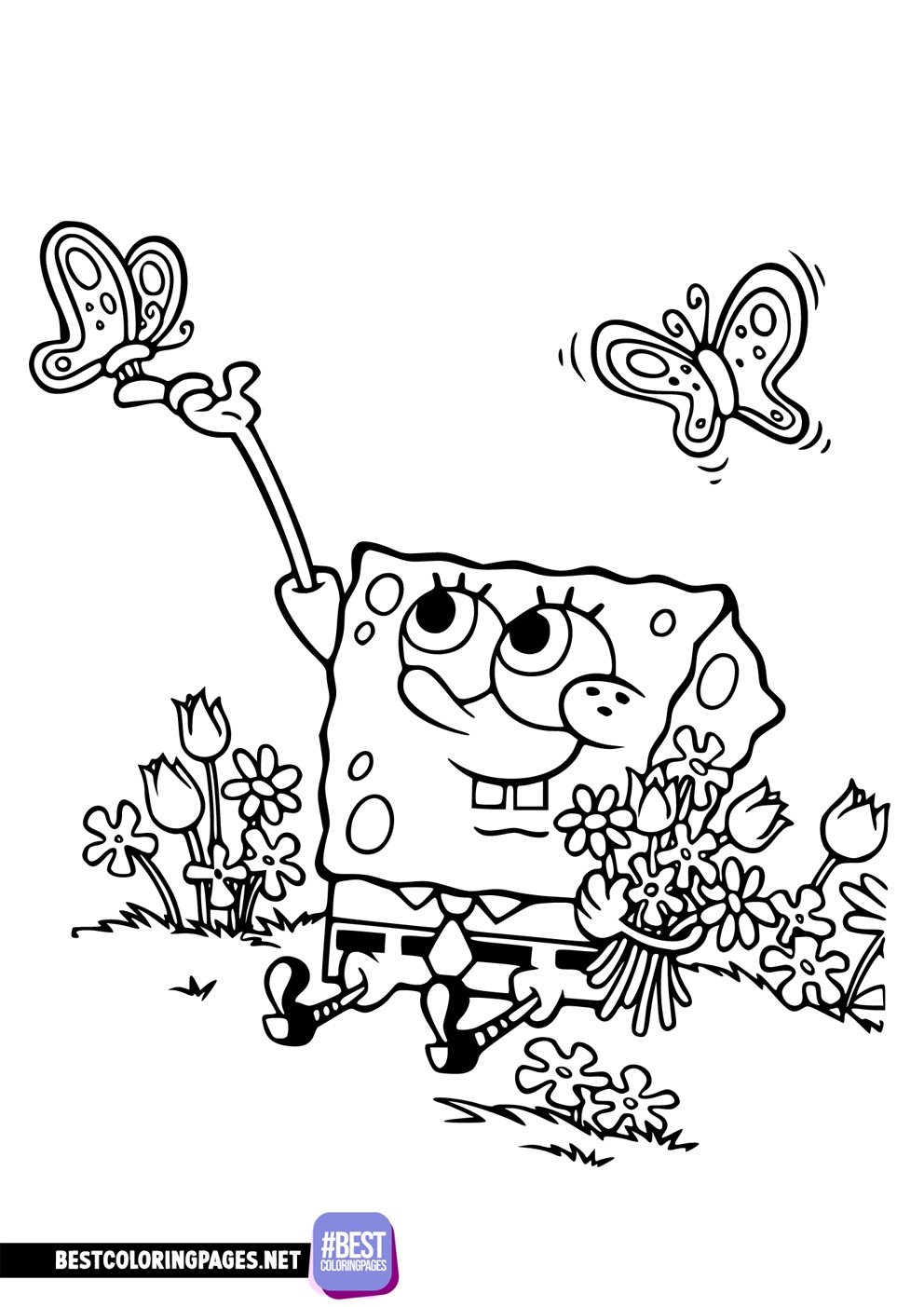 SpongeBob Coloring Pages Bestcoloringpages