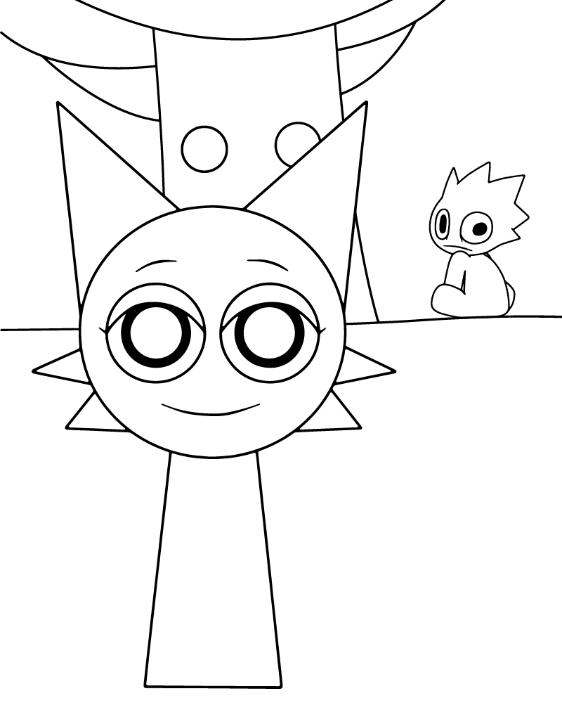 Sprunki Coloring Pages To Print