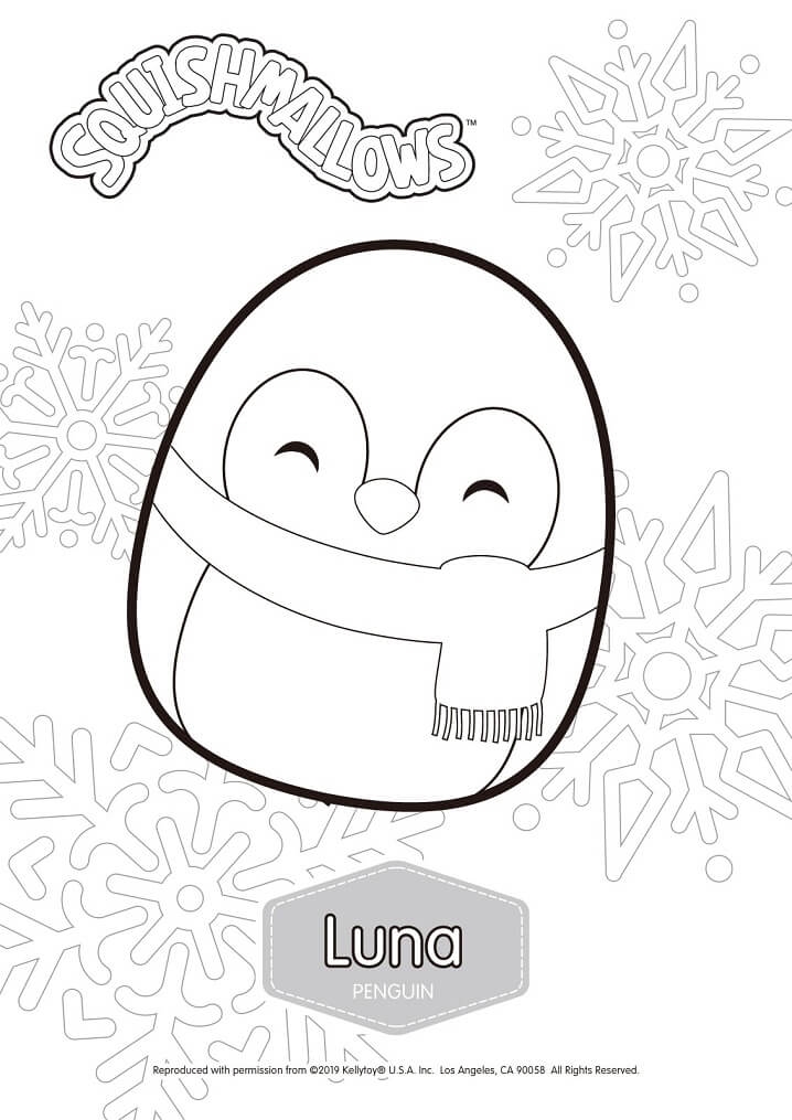 Squishmallow Coloring Pages Coloring Home