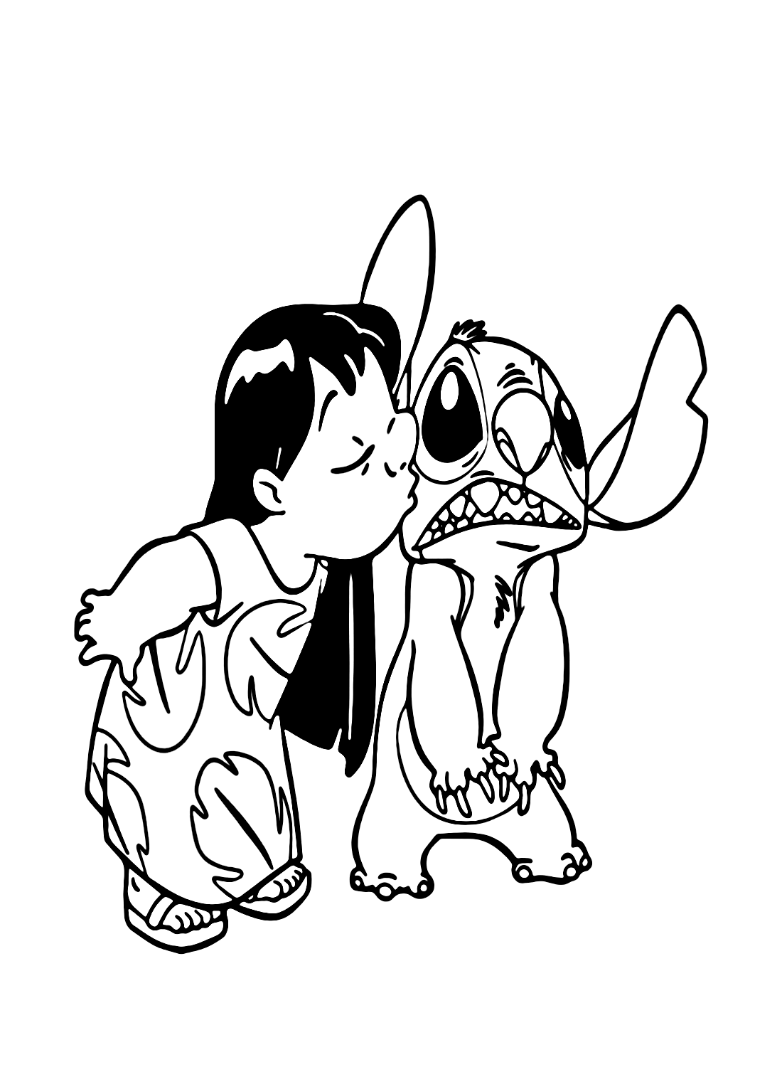 Stitch Christmas Coloring Pages Coloring Page Free Printable Coloring 