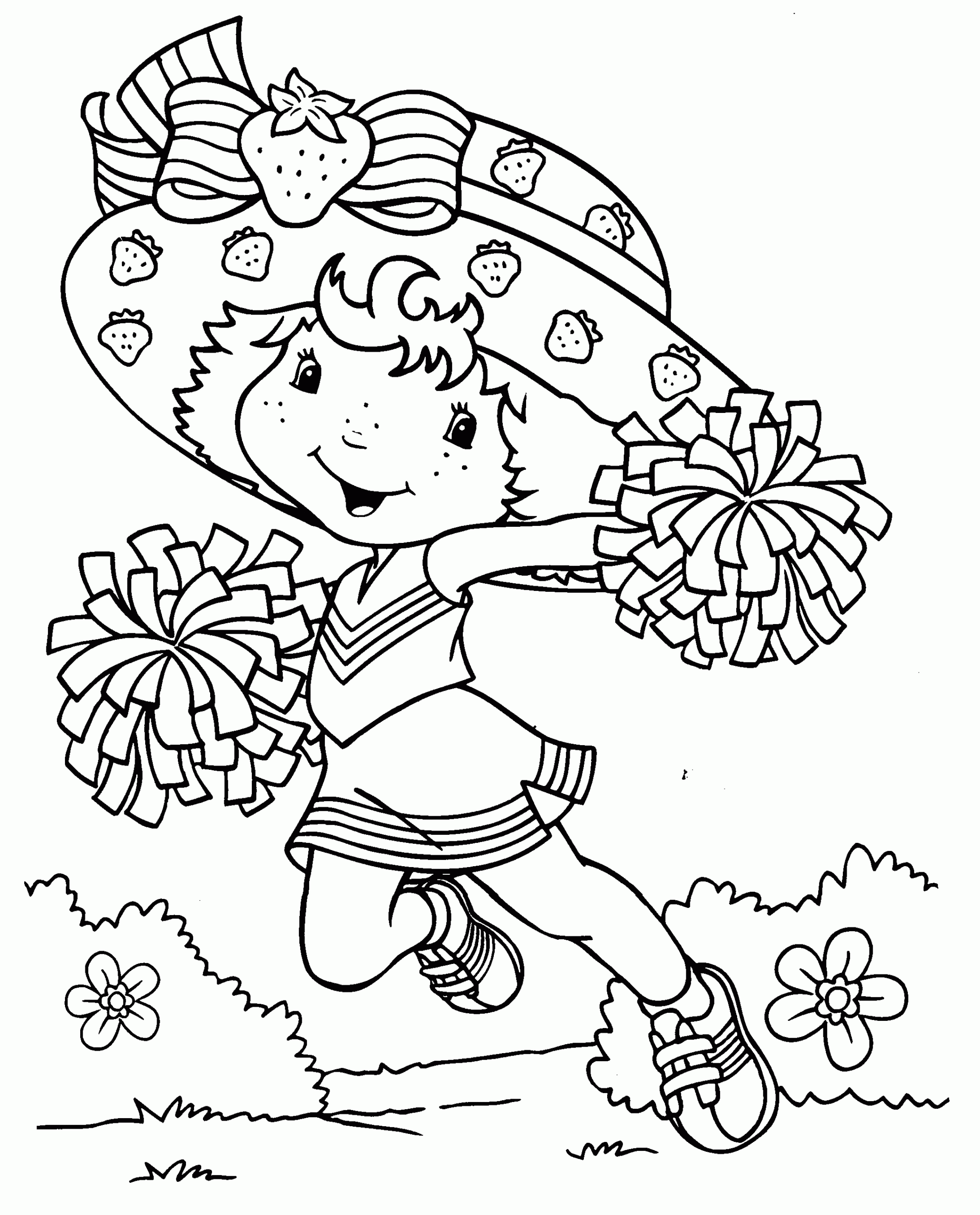 Strawberry Shortcake Coloring Pages To Download Strawberry Shortcake 