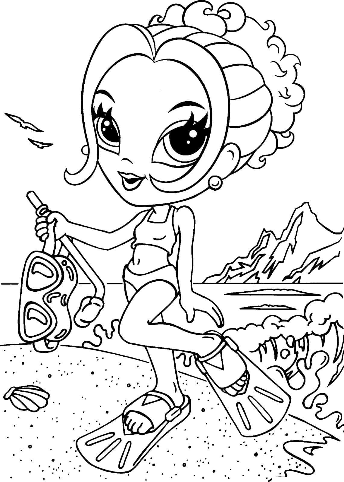 Summer Coloring Pages Printable