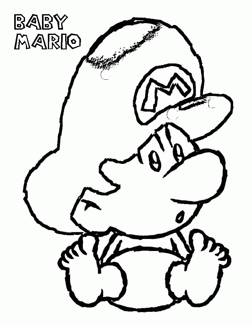 Super Mario Coloring Pages 2 Coloringkids