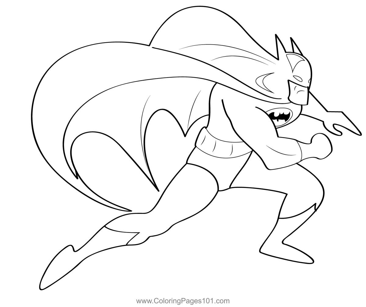 Superman Batman Coloring Page For Kids Free Batman Printable Coloring 