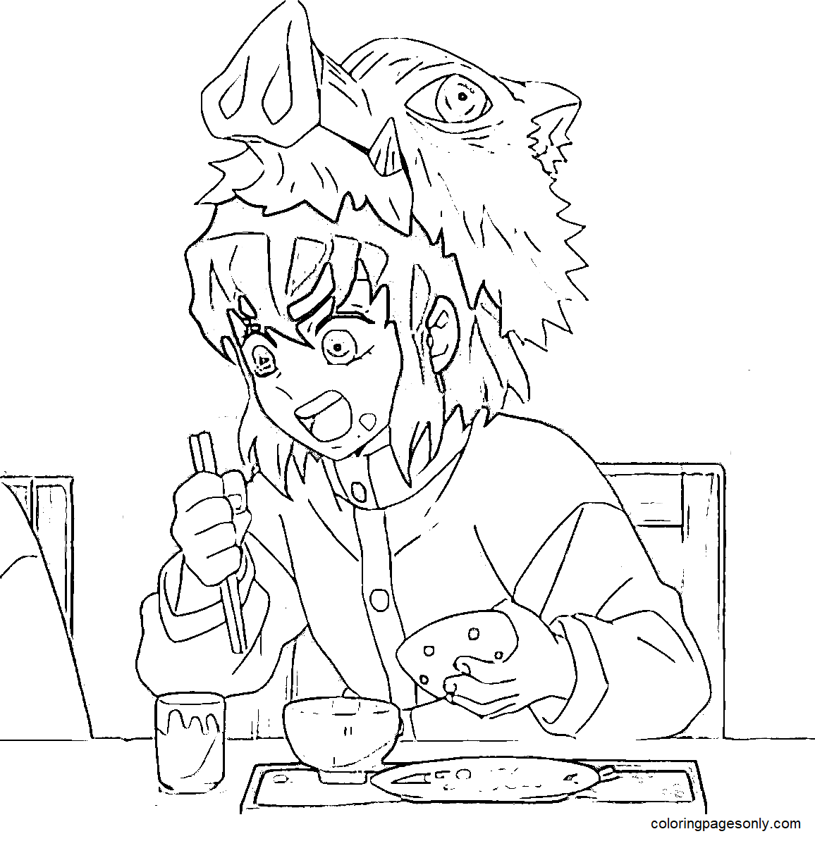 Tanjiro Demon Slayer Coloring Pages Demon Slayer Coloring Pages