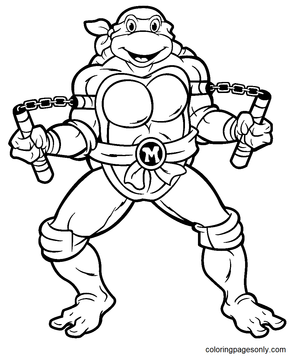 Teenage Mutant Ninja Turtles Coloring Pages Coloring Pages The Best 
