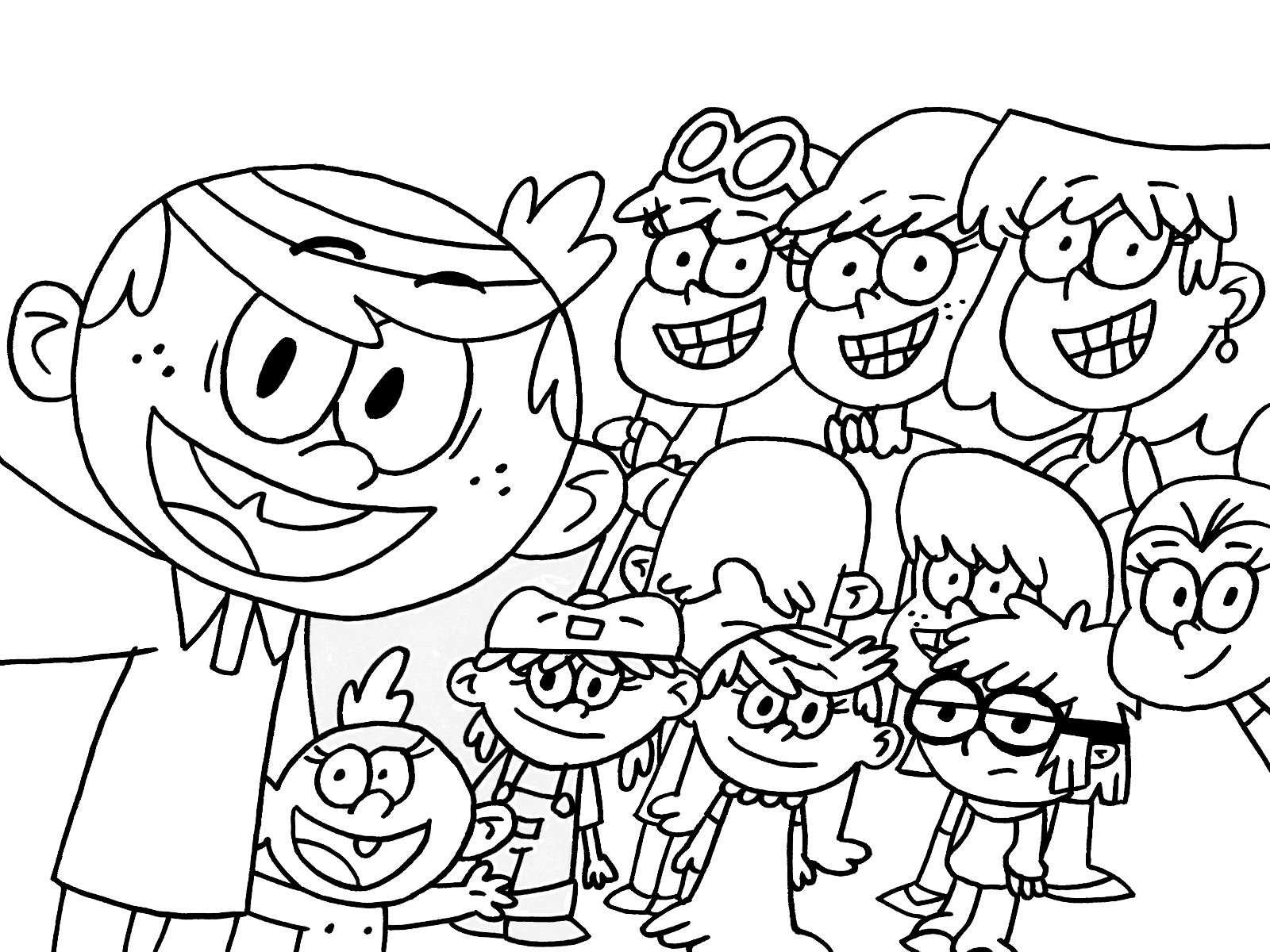 The Loud House Coloring Pages To Download And Print For Free