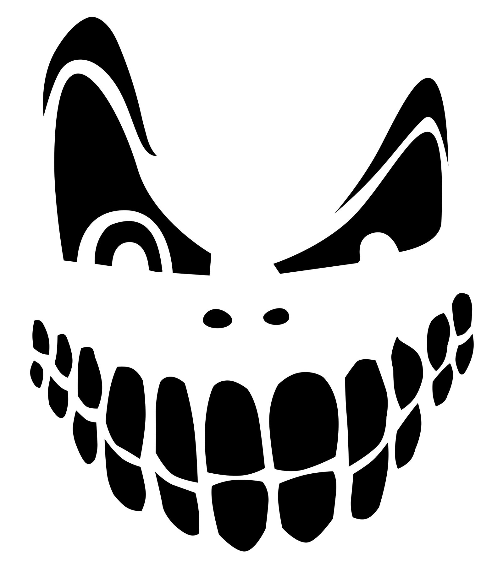 Top 100 Jack O Lantern Faces Patterns Stencils Ideas Halloween