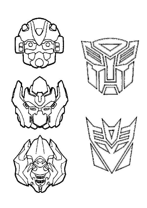 Transformers Logo Coloring Page Free Printable Coloring Pages For Kids