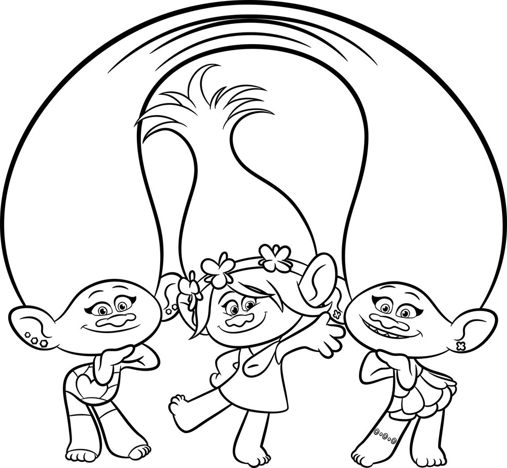Trolls Movie Coloring Pages Best Coloring Pages For Kids
