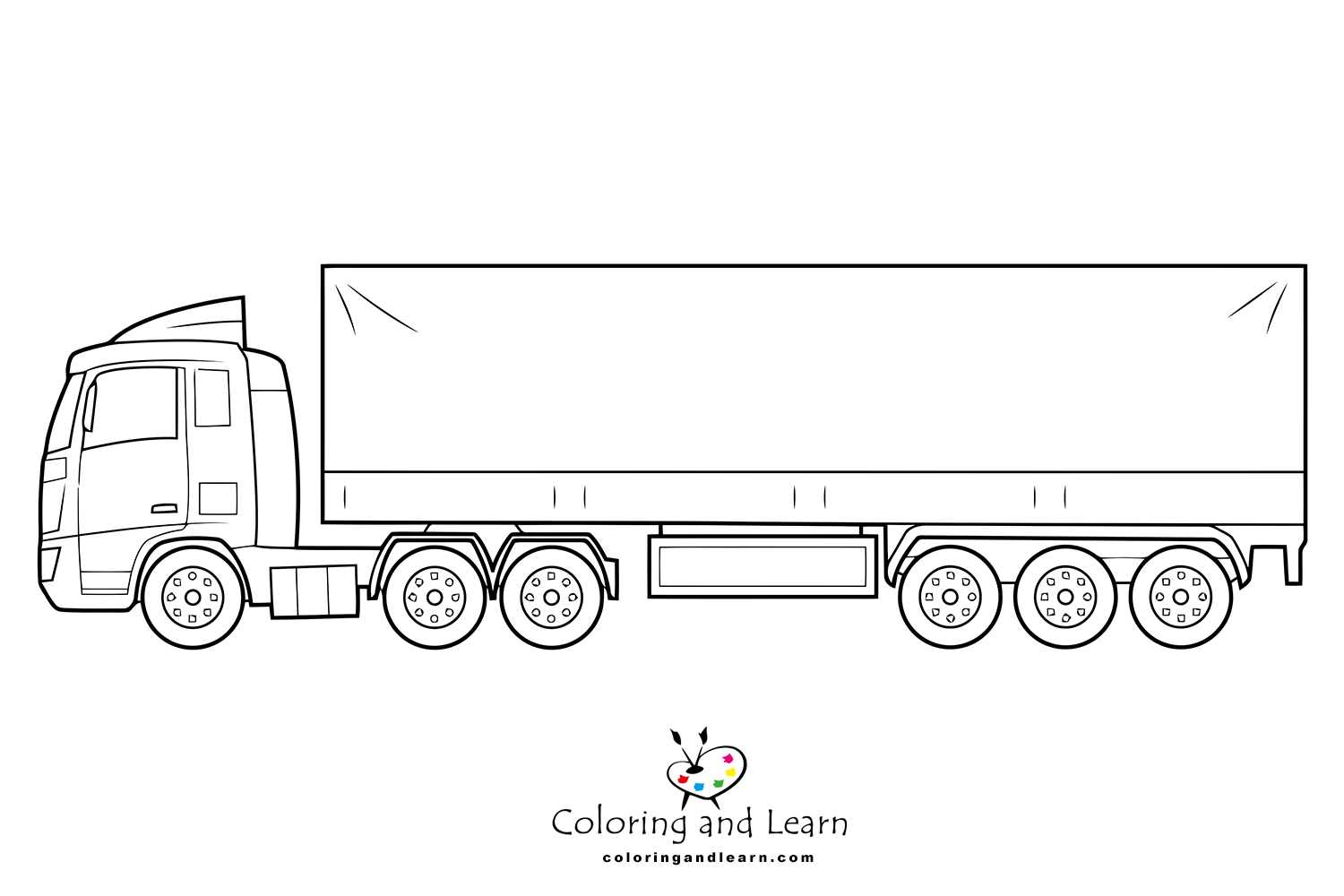 Truck Coloring Pages FREE 2025 Coloring And Learn