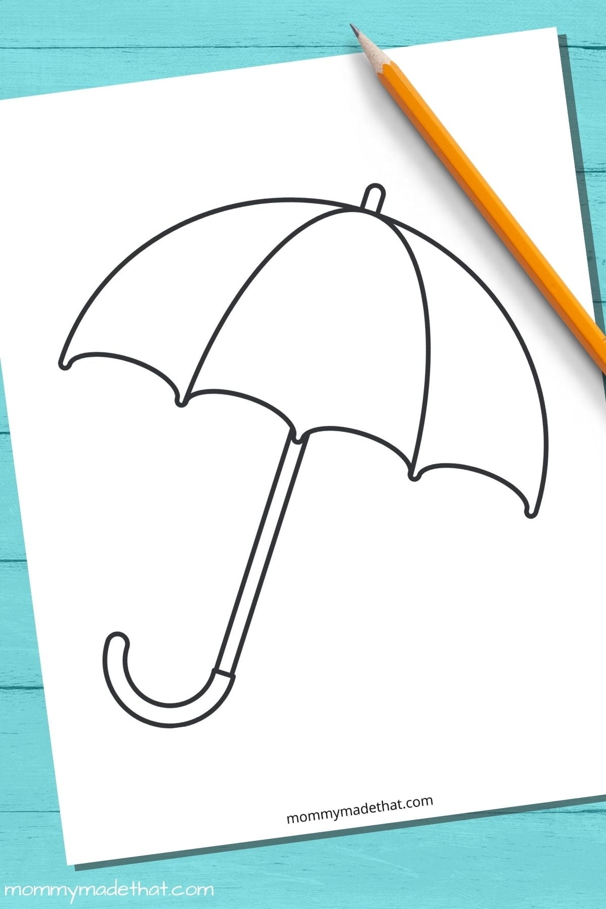 Umbrella Template And Outlines Free Printables Printable Templates 