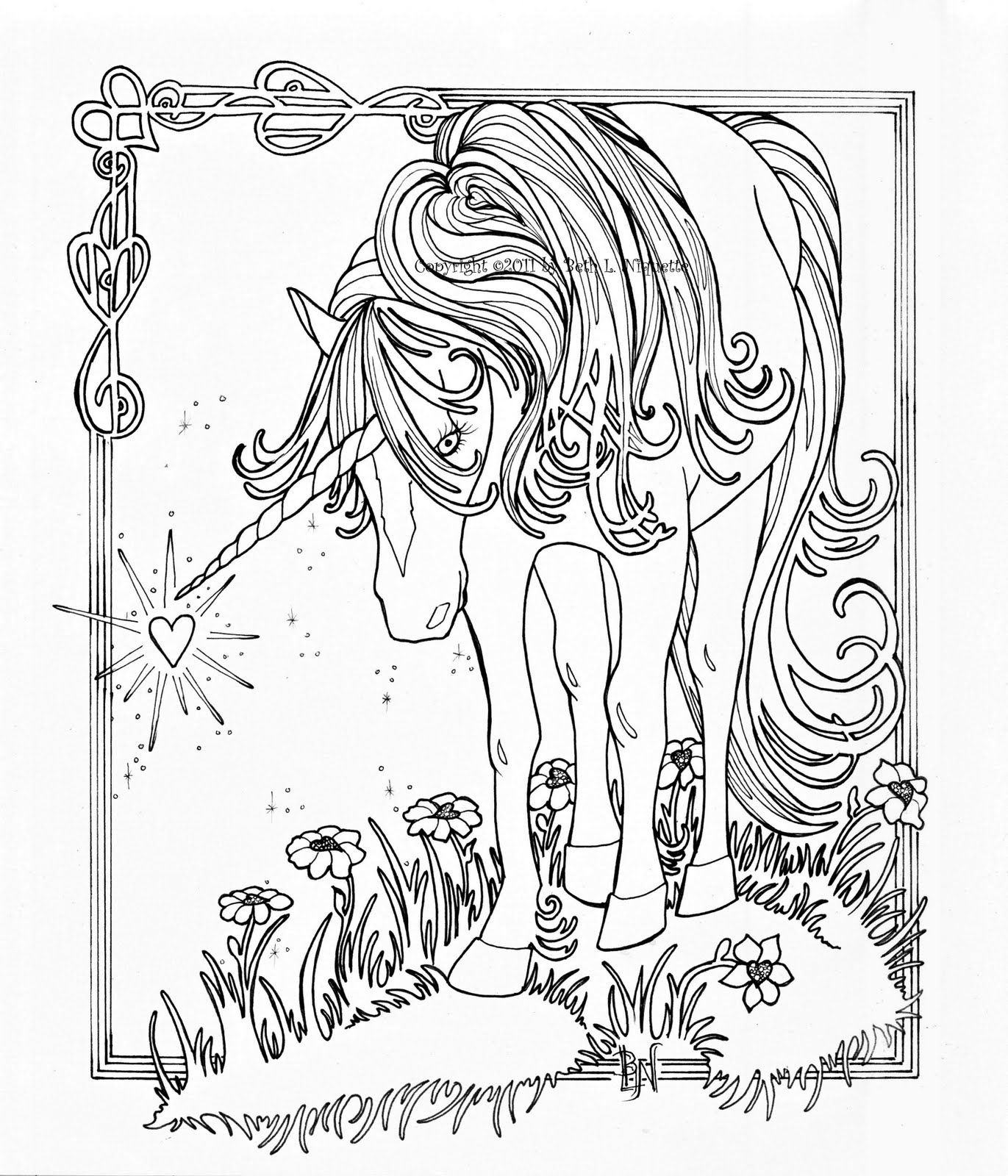 Unicorn Coloring Pages Free Printable Coloring Home