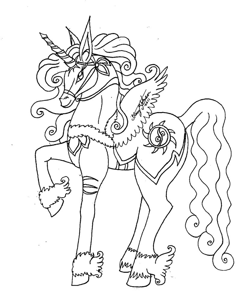 Unicorn Coloring Pages Free Printable Coloring Home