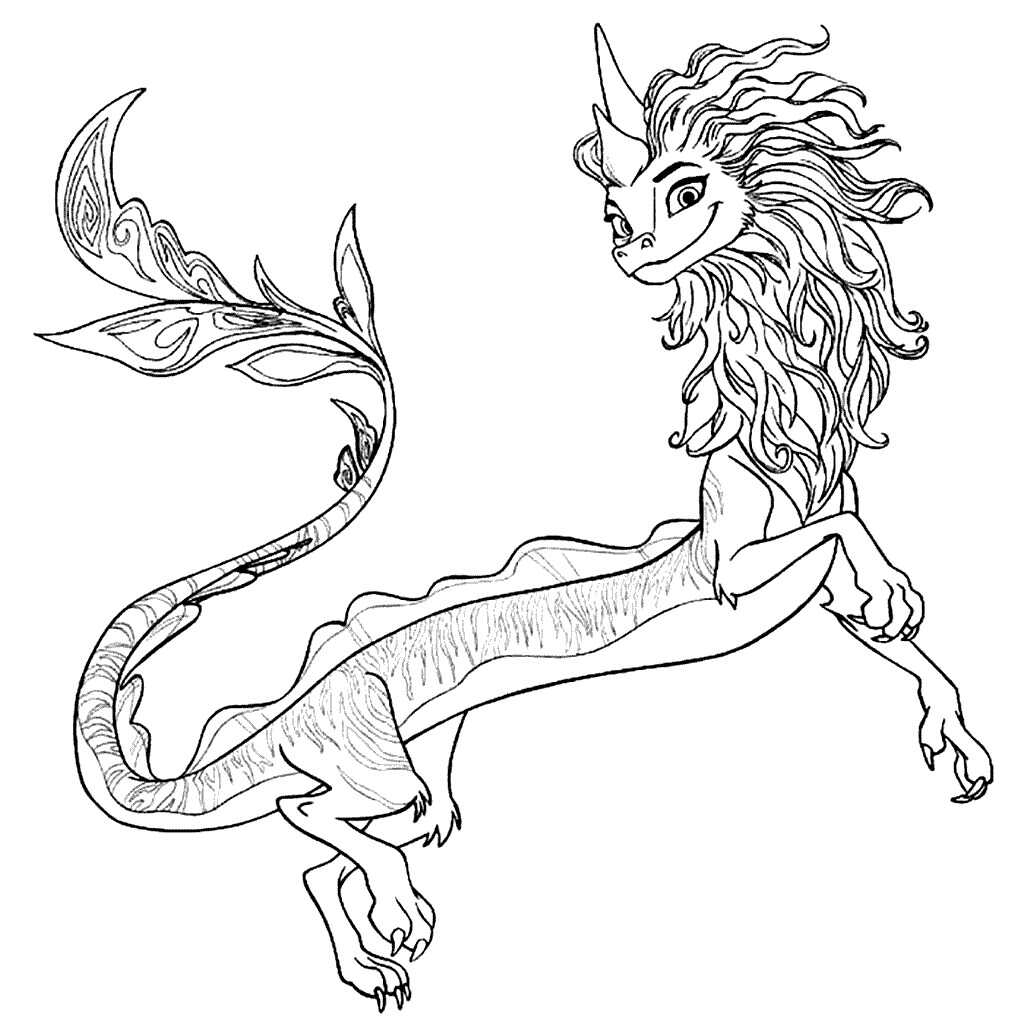 Water Dragon Coloring Pages Coloring Home